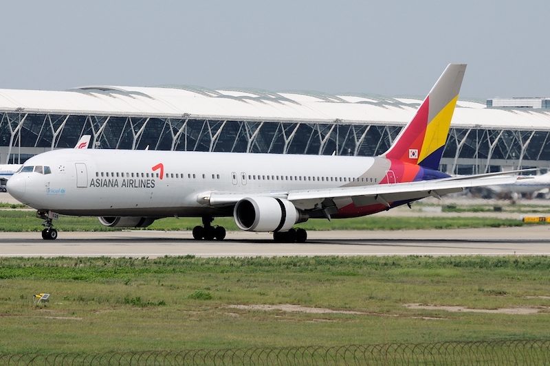 Asiana programa último voo de seu único 767-300