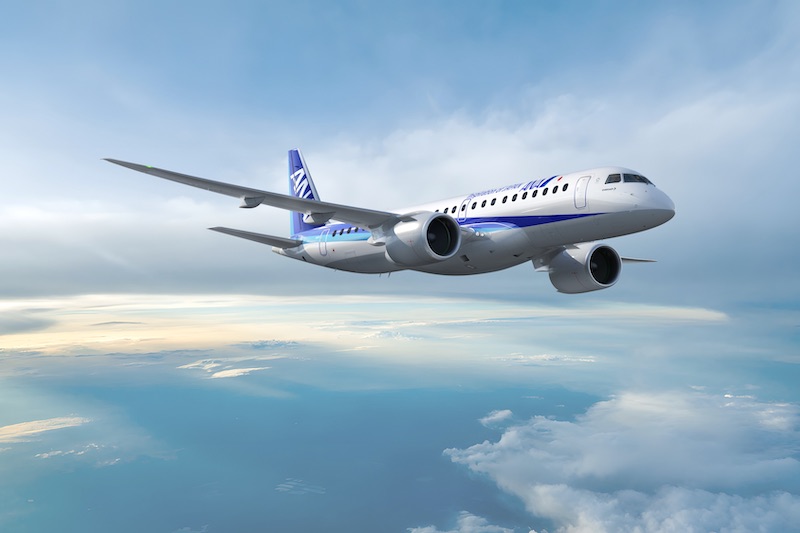 ANA faz encomenda com a Embraer para os jatos E2 8 ANA faz encomenda com a Embraer para os jatos E2