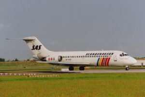 60 anos do primeiro voo do DC-9 1 SAS DC 9 21 OY KGF