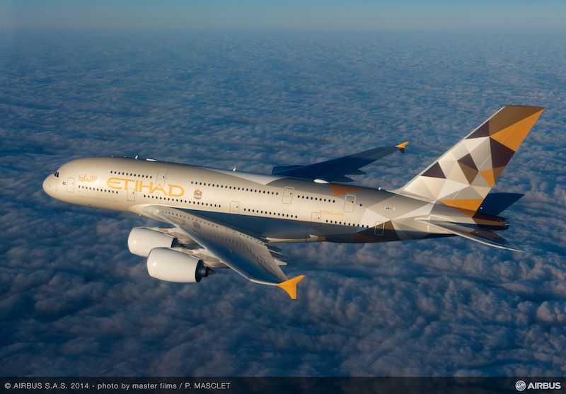 Voos comerciais são retomados a partir de Abu Dhabi de forma parcial 10 Etihad Airways doubles its A380 flights to Paris