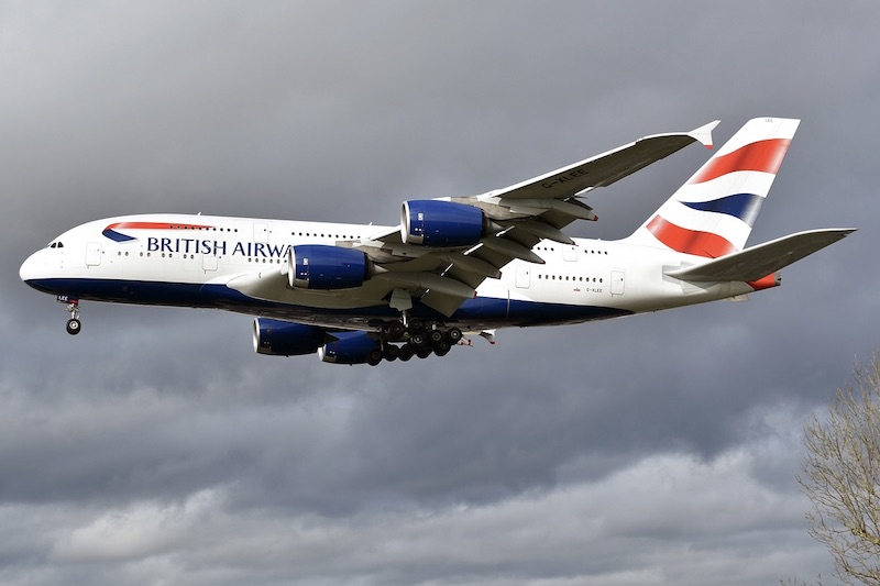 27/4: 20 anos do primeiro voo do gigante A380 5 British Airways G XLEE Airbus A380 841