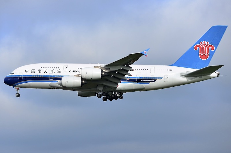27/4: 20 anos do primeiro voo do gigante A380 6 China Southern A380 800 B 6136