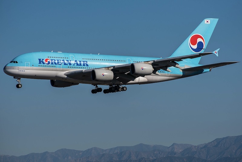 Korean Air escala o A380 para a Europa depois de 11 anos