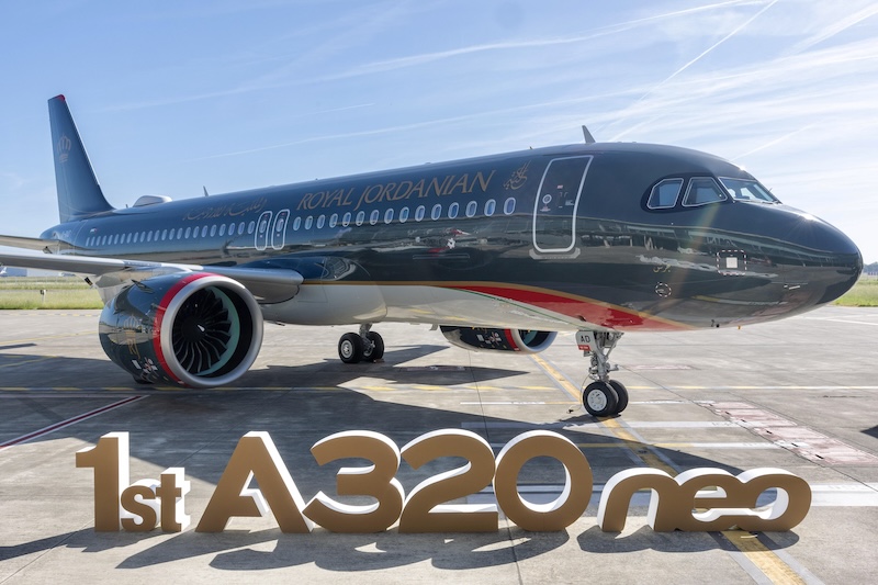 Royal Jordanian incorpora seu primeiro A320neo 6 Royal Jordanian incorpora seu primeiro A320neo