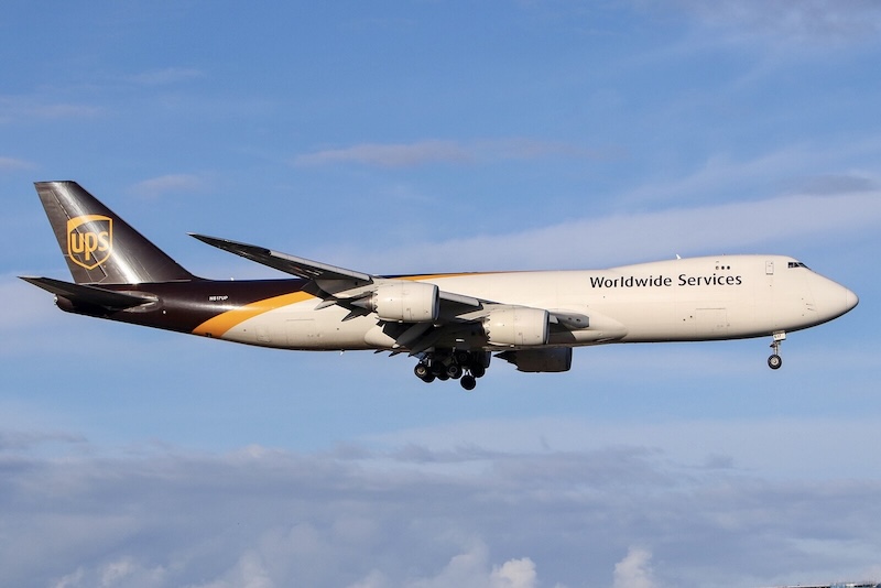 747 da UPS é danificado após pouso com ventos fortes 3 747 da UPS é danificado após pouso com ventos fortes