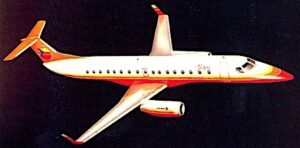 30 anos do primeiro voo do ERJ-145 1 EMB145 underwing