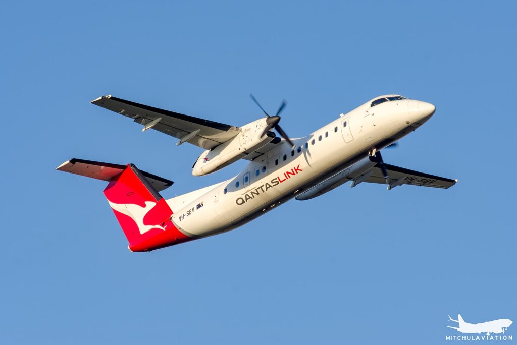 Qantas aposenta o Dash 8 Q300 9 Qantaslink VH SBV De Havilland Canada DHC 8 300 Dash 8 8Q Melbourne International Airport MEL YMML 52476447906