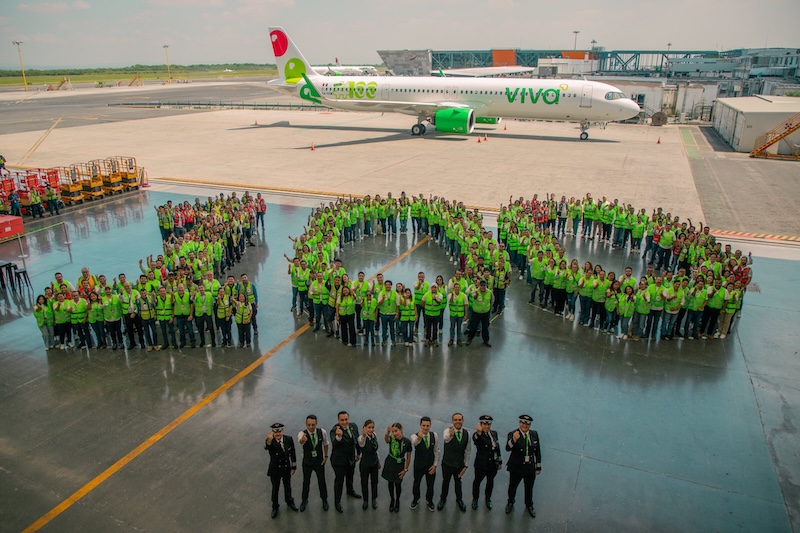 Viva Aerobus recebe sua centésima aeronave 2 Viva recebe sua centésima aeronave