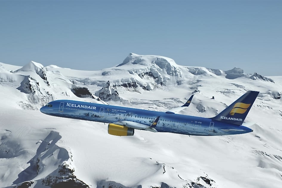 Vatnajökull: Icelandair aposenta 757 com pintura especial 4 Vatnajökull: Icelandair aposenta 757 com pintura especial