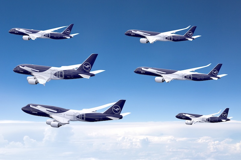 Outros modelos ganharão a pintura dos 100 anos da Lufthansa 6 Outros modelos ganharão a pintura dos 100 anos da Lufthansa
