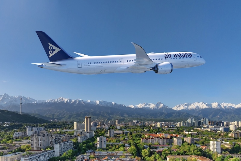 Air Astana encomenda quinze unidades do 787-9 10 Boeing anuncia nova cliente do Boeing 787