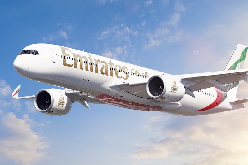 Emirates escalará o A350 em seis rotas 5 Emirates escalará o A350 em seis rotas