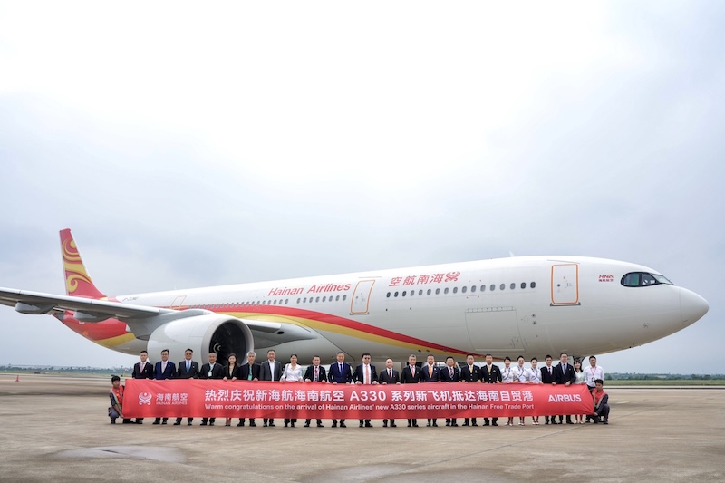 Hainan recebe seu primeiro Airbus A330-900 5 Hainan recebe seu primeiro Airbus A330-900