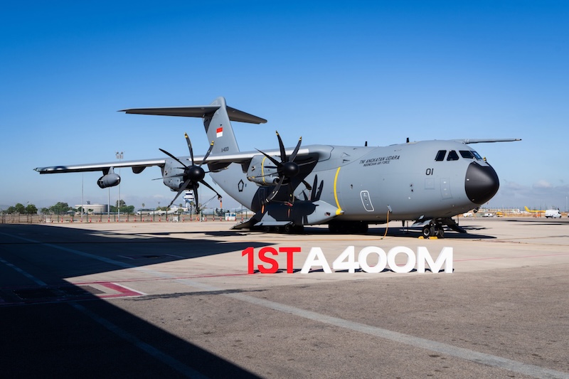 Airbus delivers first A400M to Indonesia 2 Airbus delivers first A400M to Indonesia