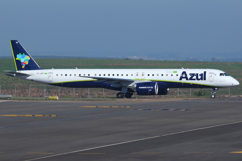 Azul recebe mais um Embraer E195-E2