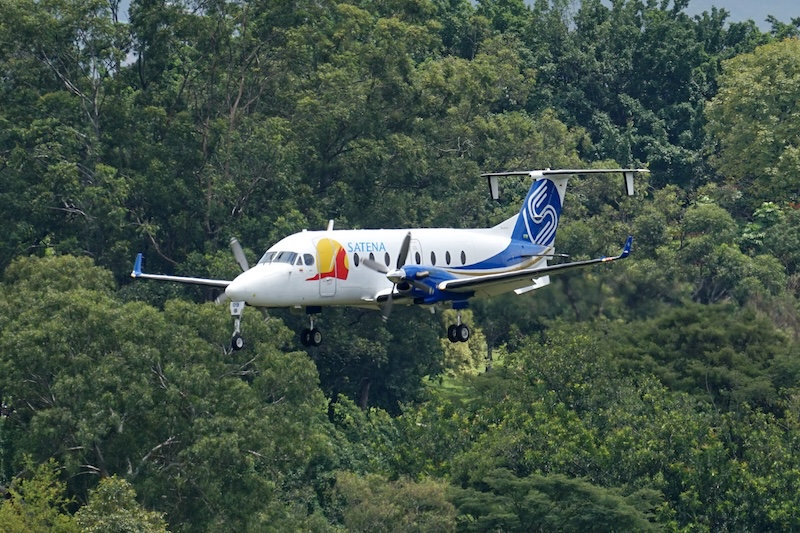 Satena confirma acidente com o Beech 1900 9 Satena confirma acidente com o Beech 1900