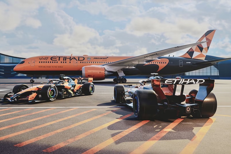 McLaren Racing announces Etihad Airways as an official partner