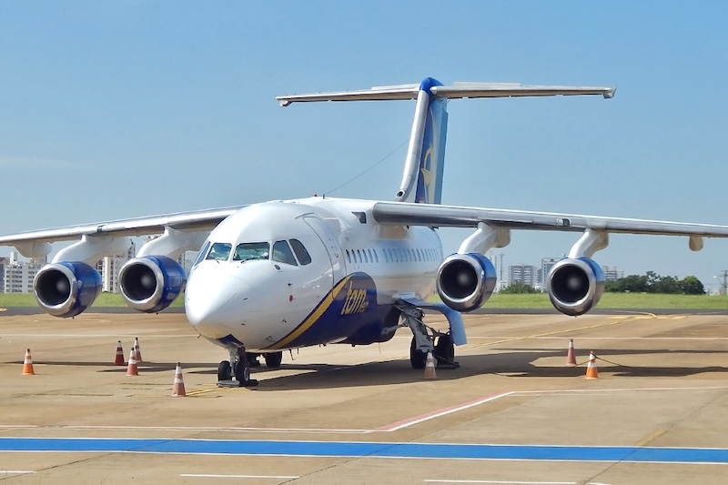 Raro Avro RJ70 pousa em São José do Rio Preto 1 British Aerospace Avro RJ70 TAM EP CP 3106 07 3