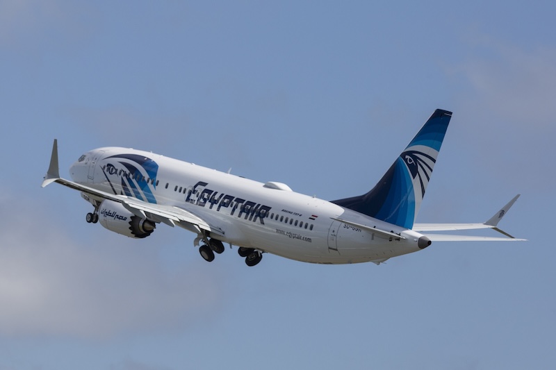 Egyptair determina primeiras rotas do Boeing 737 MAX 6 Egyptair determina primeiras rotas do Boeing 737 MAX