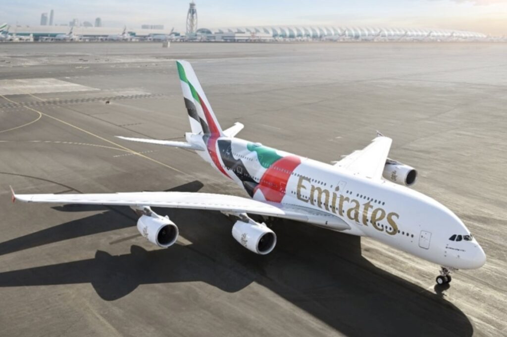 Emirates estreia pintura especial com bandeira dos Emirados Árabes Unidos 7 Emirates estreia pintura especial com bandeira dos Emirados Árabes Unidos