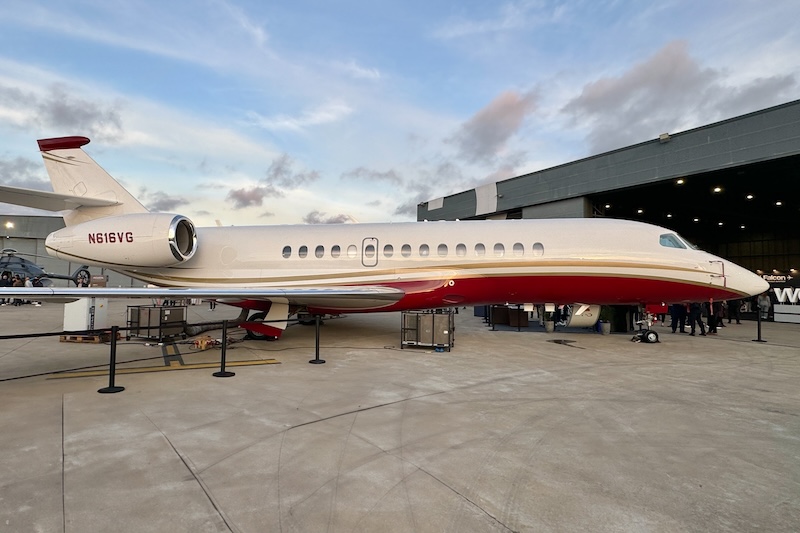 Falcon 6X é uma das principais atrações do Catarina Aviation Show