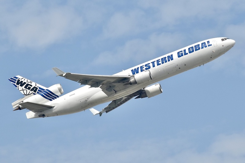 Western Global volta a voar com o MD-11 e realiza voo até Diego Garcia
