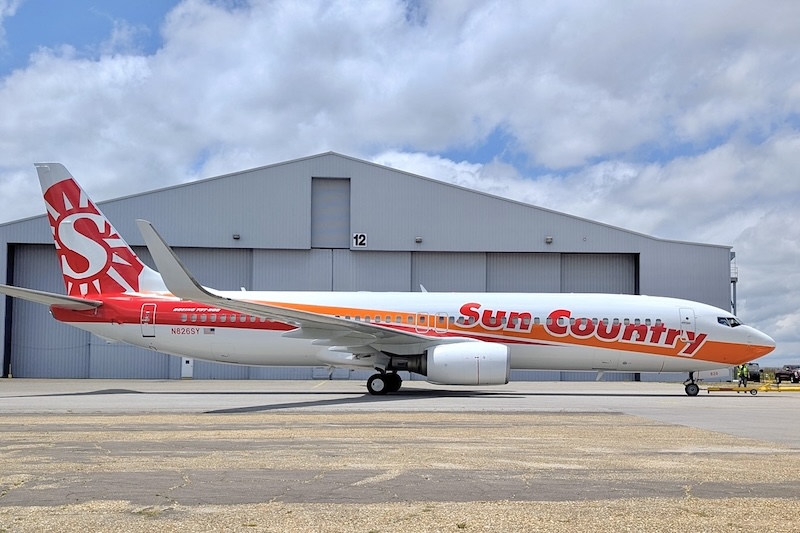 Sun Country apresenta 737 com pintura retrô 7 Sun Country apresenta 737 com pintura retrô
