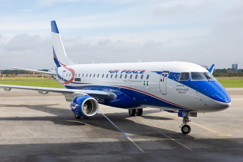 Embraer entrega o primeiro E175 para a Air Peace 6 Embraer entrega o primeiro E175 para a Air Peace